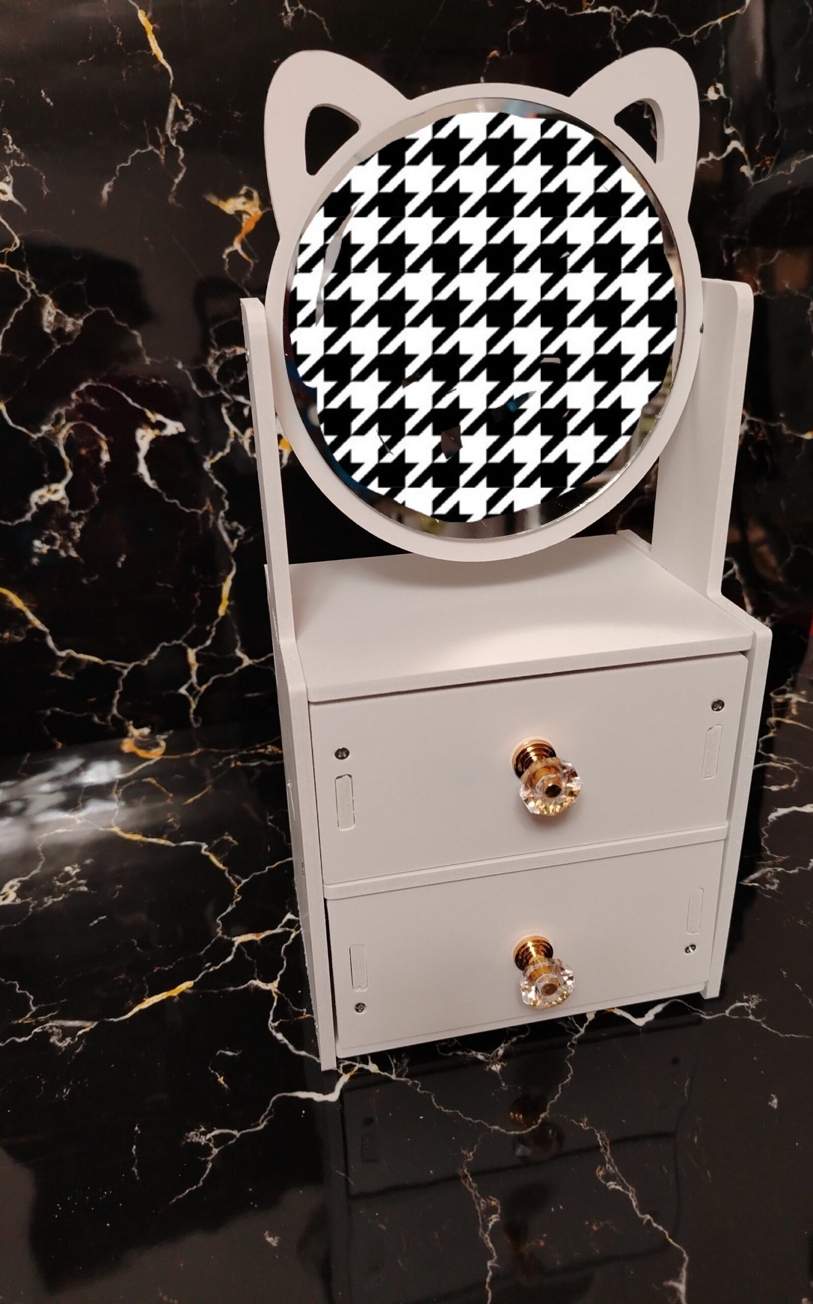 ORGANIZADOR DE MAQUILLAJE CON ESPEJO