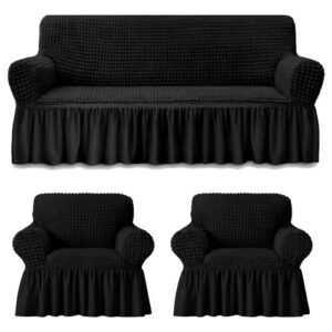 CUBRE SILLON 3C Y 1C COLOR NEGRO