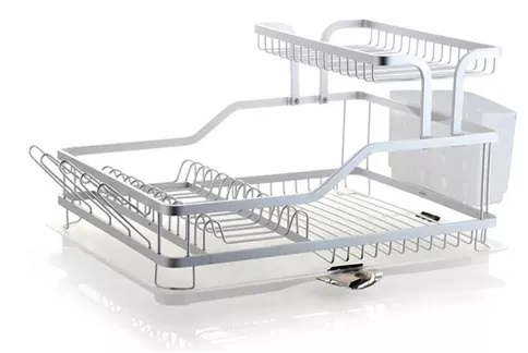 ESCURRIDOR DE ALUMINIO 2 NIVELES