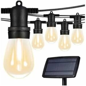 GUIRNALDA SOLAR 10 LED CALIDO 5 Metros