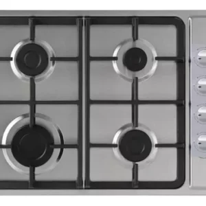 COCINA A GAS 4 HORNILLAS ACERO INOXIDABLE CON ENCENDIDO ELECTRICO