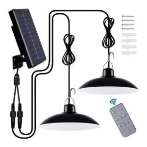 LAMPARA LED SOLAR DOBLE