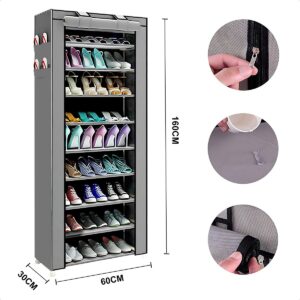 ZAPATERA  ARMABLE  COLOR GRIS