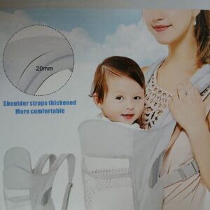 MOCHILA CANGURO PORTA BEBE AZUL