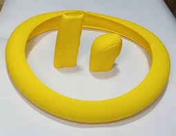 KIT CUBRE VOLANTE COLOR AMARILLO