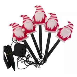 ESTACAS DE NAVIDAD SOLAR DUENDE X5