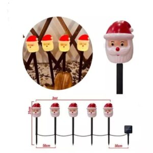 ESTACAS DE NAVIDAD SOLAR X5