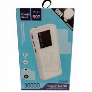 POWER BANK R07 RECARGABLE 30000 MAH