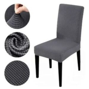 FUNDA ELÁSTICA PARA SILLA 6PCS GRIS