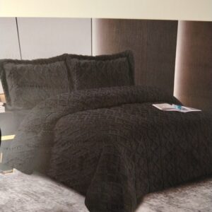 COBERTOR CON CHIPORRO 1,5 PLAZA NEGRO