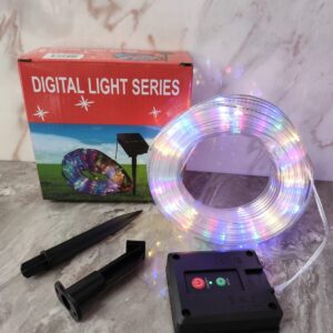 MANGUERA LUCES SOLAR DE NAVIDAD TRICOLOR 10MT